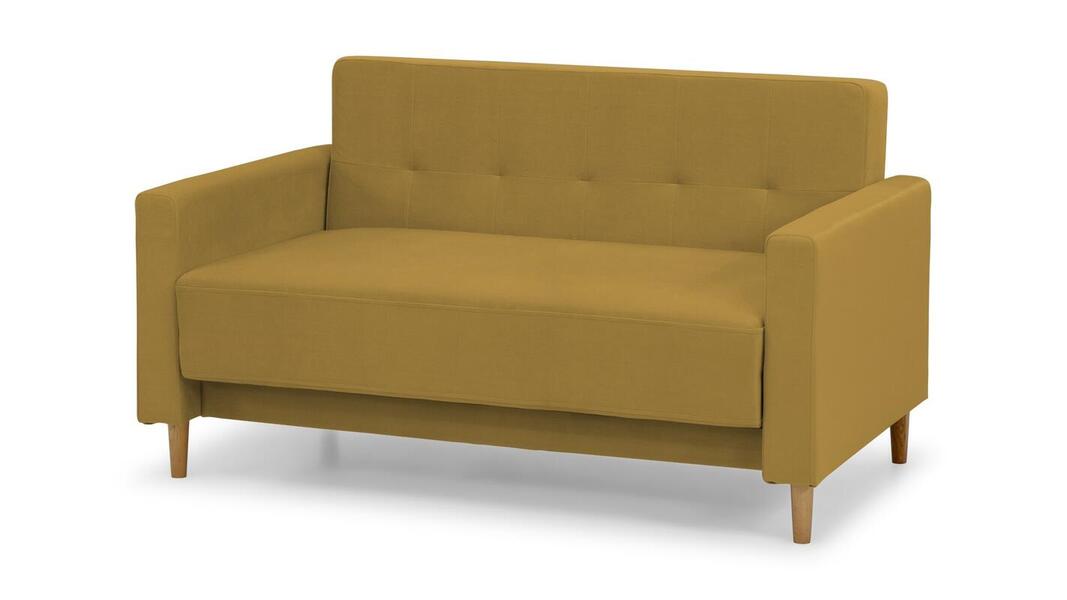 Диван Топ Лайт Velutto 56 140*87*82 см, Желтый Велютто Выкатной Фиеста