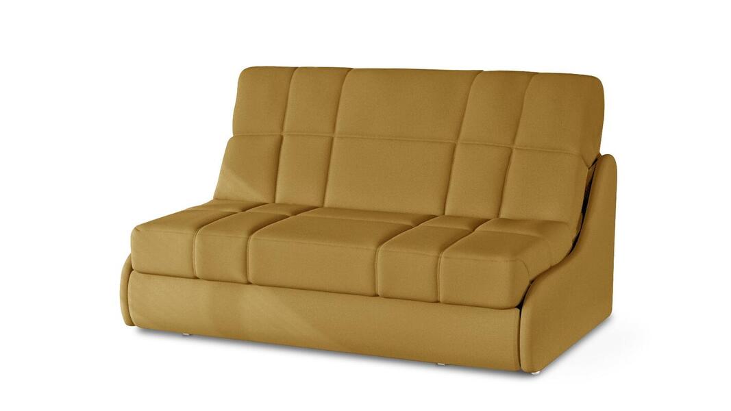 Диван Истван Лайт Velutto 56 151*105*88 см, Желтый Велютто Аккордеон Фиеста