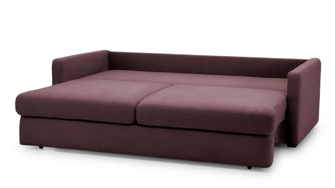 Диван Стелф Velutto 15 210*109*90 см, Бордовый Велютто Еврокнижка Фиеста