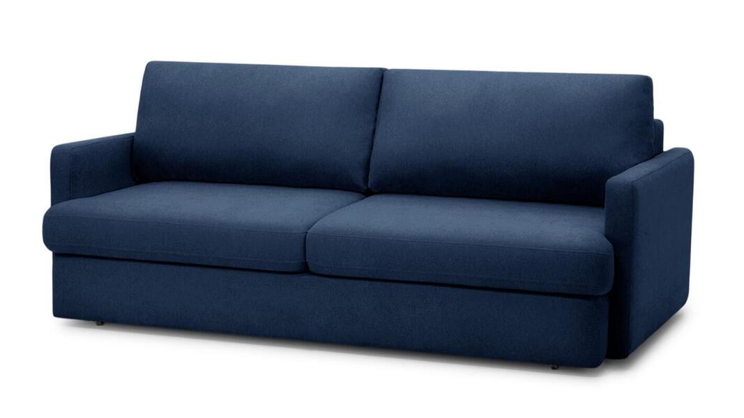 Диван Стелф Velutto 54 210*109*90 см, Синий Велютто Еврокнижка Фиеста