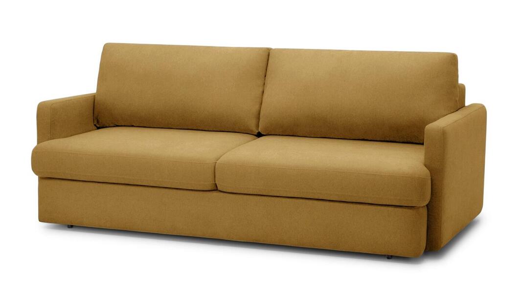 Диван Стелф Velutto 56 210*109*90 см, Желтый Велютто Еврокнижка Фиеста