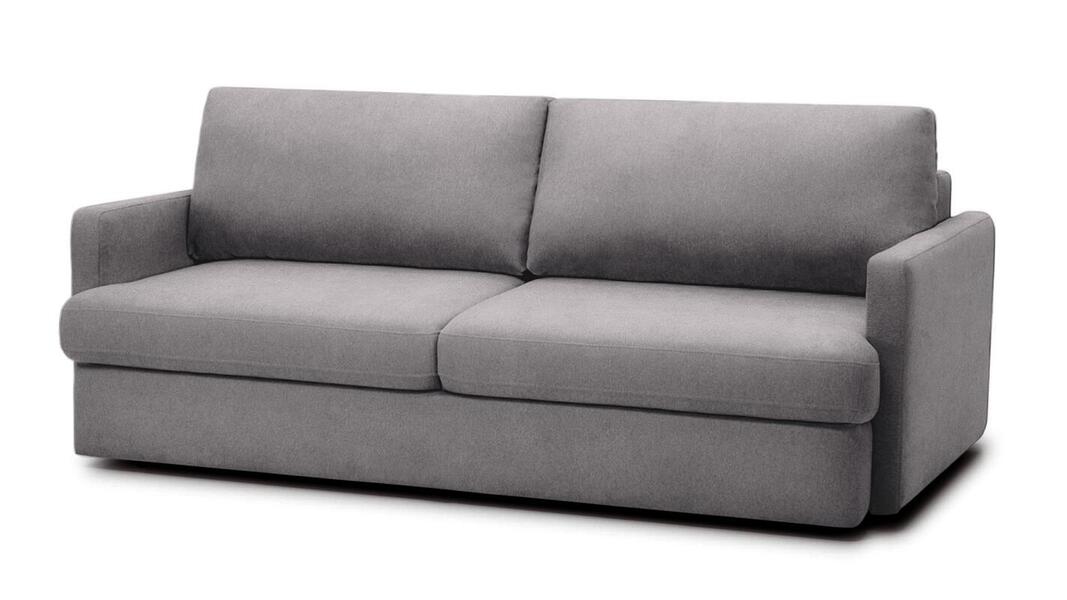 Диван Стелф ЭКО Velutto 19 210*109*90 см, Серый Велютто Еврокнижка Фиеста