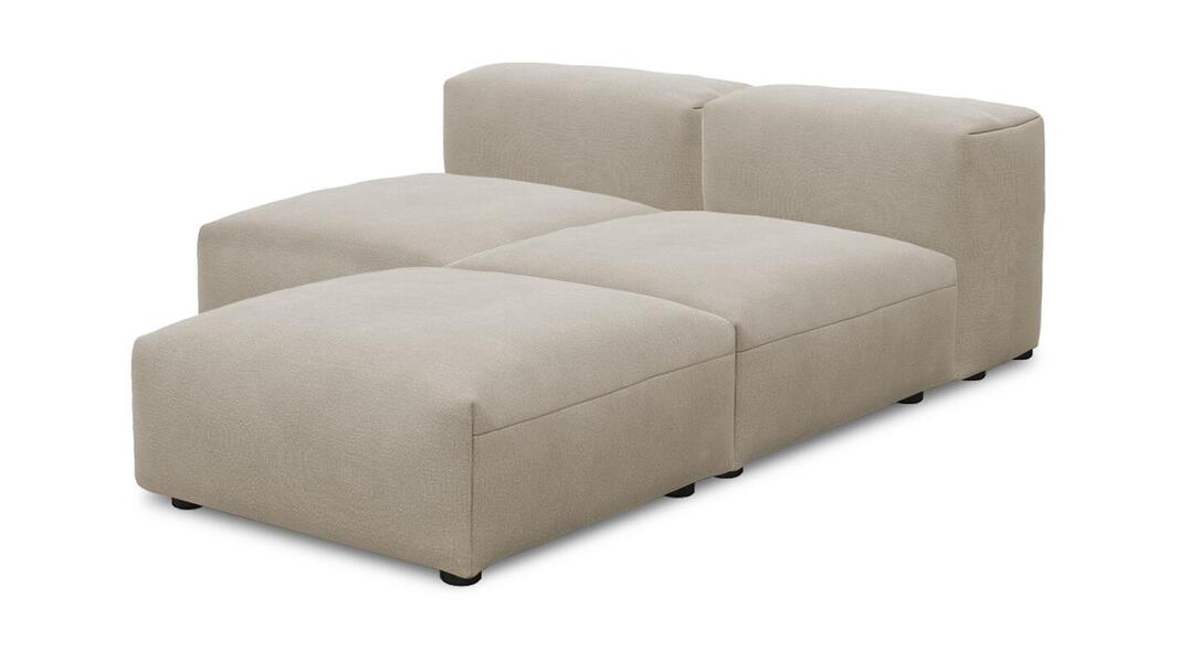 Угловой диван Фиджи малый (Еврокнижка) Velutto 16 168*210*62 см, Бежевый Велютто Еврокнижка Фиеста