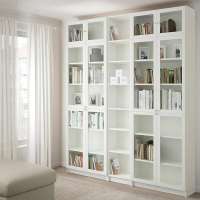 Стеллаж Билли 15 Белый Фасадный 0101 200*30*237 см, Белый   Фиеста