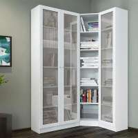 Шкаф-стеллаж Билли 19 Белый Фасадный 0101 135*95*202 см, Белый   Фиеста