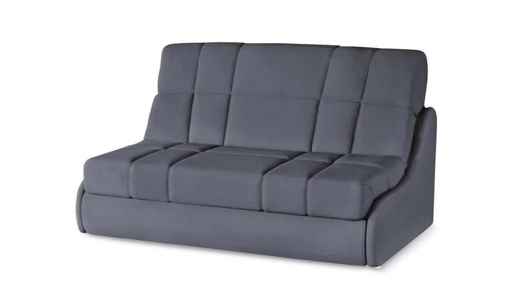 Диван Истван 120 Vivaldi 08 (113416) 131*105*88 см, Серый Велюр Аккордеон Фиеста в наличии