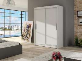 Шкаф-купе Юния 120*220*60 (214739) 120*60*220 см, Белый   Фиеста в наличии