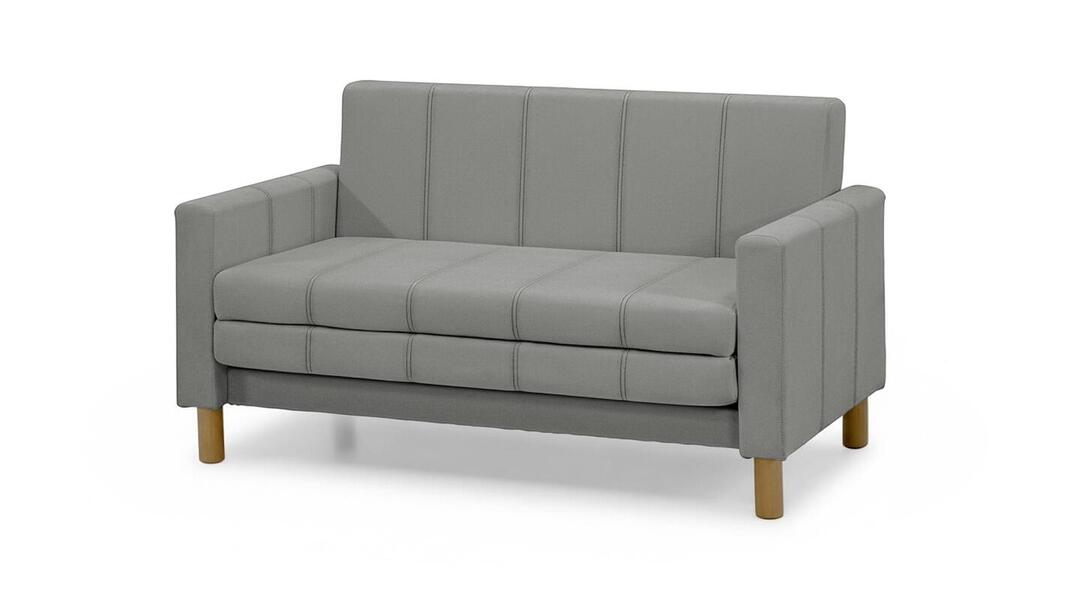 Диван Уют Лайт 120 Шторм 022 (312494) 140*84*82 см, Серый  Выкатной Фиеста в наличии