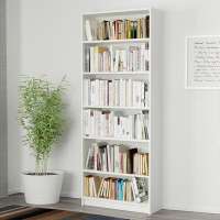 Стеллаж Билли 01 (нестандарт) (135971) 90*38*210 см, Белый   Фиеста в наличии