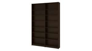 Стеллаж Билли 04 (нестандарт) (516295) 80*28*237 см, Коричневый   Фиеста в наличии