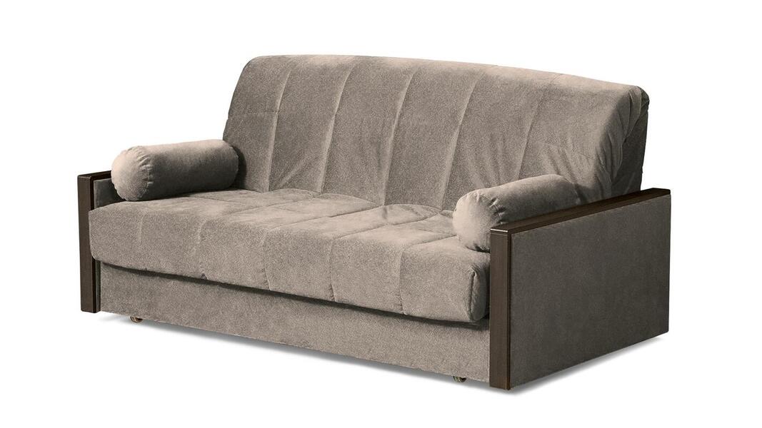 Диван Милена Лайт Velutto 16 208*105*88 см, Бежевый Велютто Аккордеон Фиеста