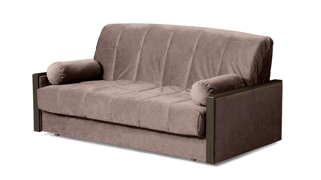 Диван Милена Лайт Velutto 37 208*105*88 см, Розовый Велютто Аккордеон Фиеста