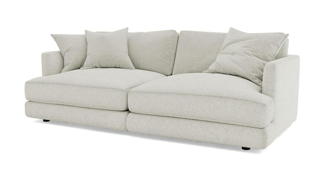 Диван Ибица 2 Camel 01 212*105*87 см, Бежевый Букле Еврокнижка Фиеста