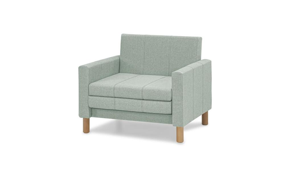 Кресло-кровать Уют Лайт 75 Стронг Плюс 02 (215254) 95*84*82 см, Зеленый Рогожка Выкатной Фиеста в наличии