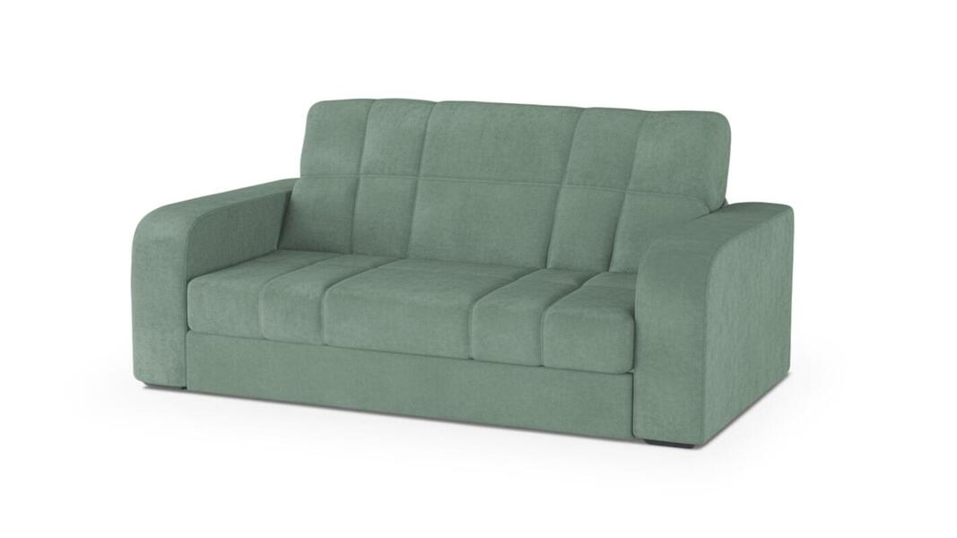 Диван Конрад Лайт 180 Вивальди 09 (110826) 223*105*88 см, Зеленый Велюр Аккордеон Фиеста в наличии