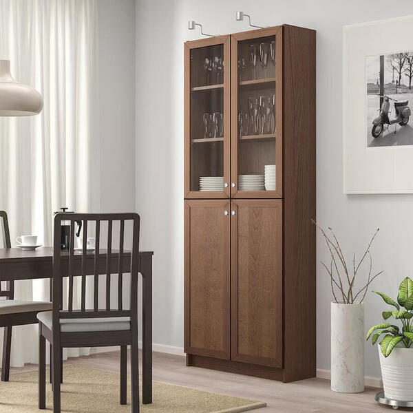 Стеллаж Билли 21 (730445) 80*30*202 см, Коричневый   Фиеста в наличии