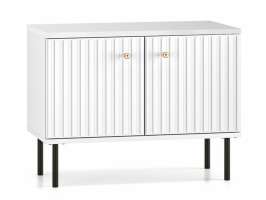 Обувница Сканди 04 МДФ (Белая) 67,8*52*34 см, Белый  Распашной Фиеста