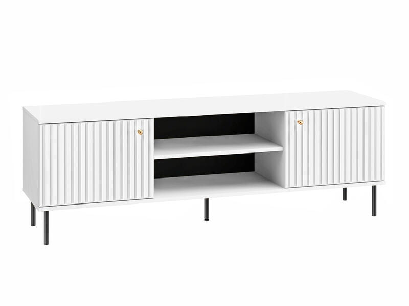 ТВ-тумба Сканди МДФ (Белая) 160*53*40 см, Белый  Распашной Фиеста