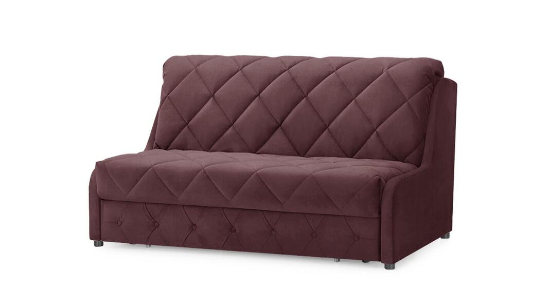 Диван Римус 2 Лайт Velutto 15 158*110*92 см, Бордовый Велютто Аккордеон Фиеста
