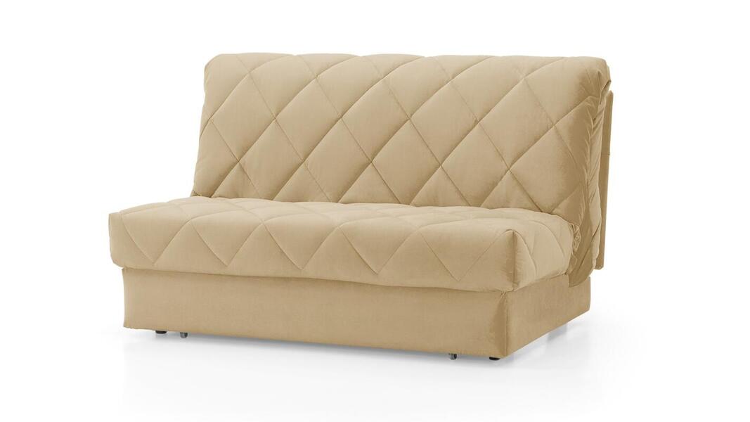 Диван Римус Лайт Velutto 02 126*110*92 см, Бежевый Велютто Аккордеон Фиеста