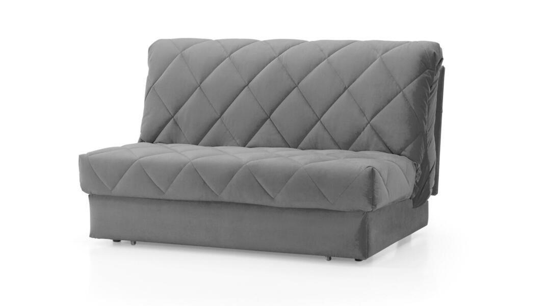 Диван Римус Лайт Velutto 52 161*110*92 см, Серый Велютто Аккордеон Фиеста