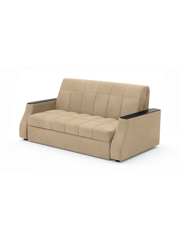 Диван Августин Лайт Velutto 02 156*105*88 см, Бежевый Велютто Аккордеон Фиеста