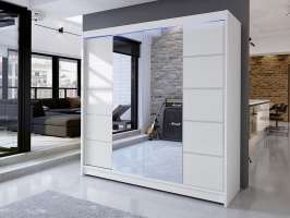 Шкаф-купе Владана 2 Белый Фасадный 0101  230*50*220 