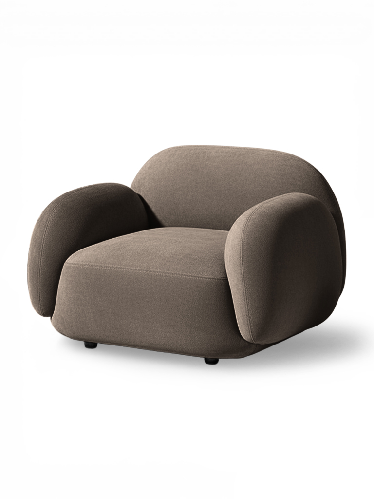 Кресло Мальдивы Andria Delta 8 97*82*73 см, Коричневый Велюр Антивандал Нераскладной Фиеста