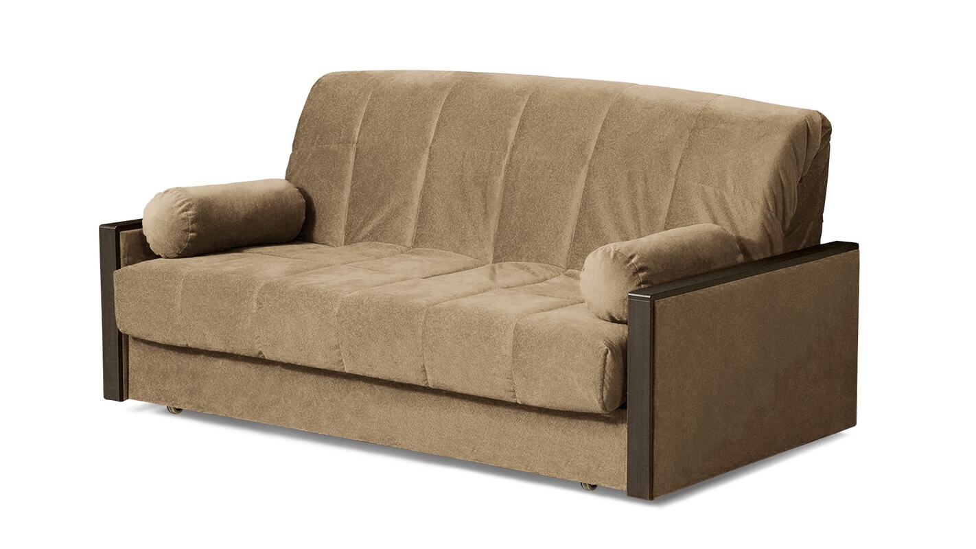 Диван Милена Лайт Velutto 02 183*105*88 см, Бежевый Велютто Аккордеон Фиеста