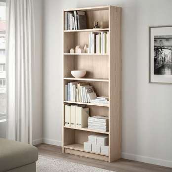 Стеллаж Билли 01 80*28*202 (510034) 80*28*202 см, Бежевый   Фиеста в наличии