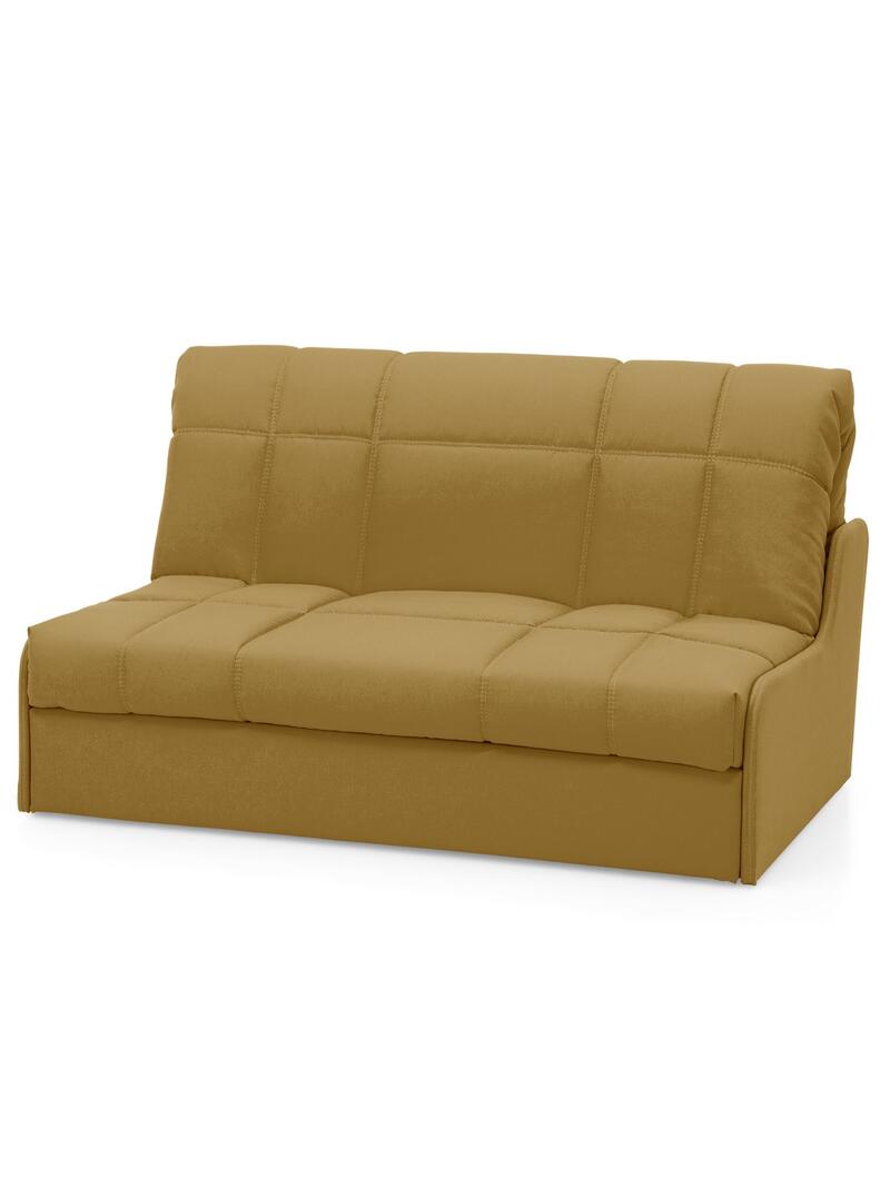 Диван Виа 8 Лайт Velutto 56 131*105*88 см, Желтый Велютто Аккордеон Фиеста