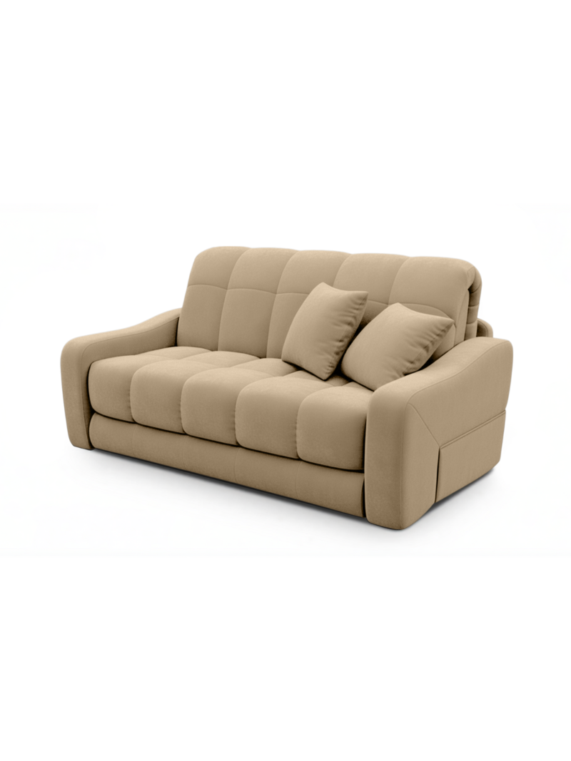 Диван Корал Velutto 02 191*115*95 см, Бежевый Велютто Аккордеон Фиеста