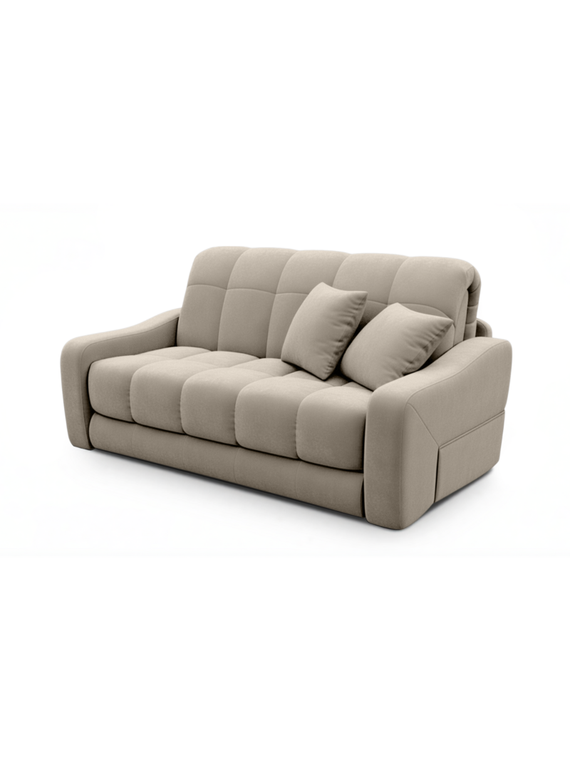 Диван Корал Velutto 16 176*115*95 см, Бежевый Велютто Аккордеон Фиеста