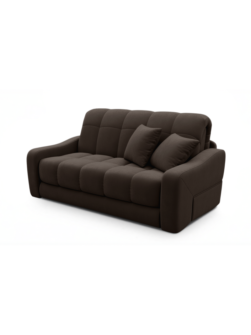 Диван Корал Velutto 24 216*115*95 см, Коричневый Велютто Аккордеон Фиеста