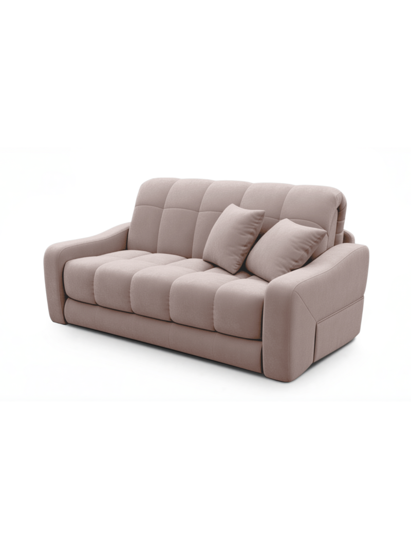 Диван Корал Velutto 37 176*115*95 см, Розовый Велютто Аккордеон Фиеста