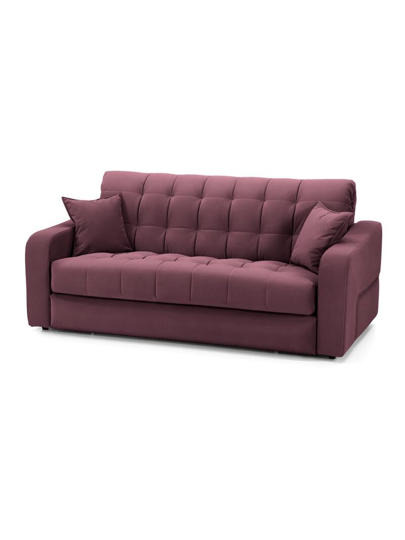 Диван Корал Некст Velutto 15 176*115*95 см, Бордовый Велютто Аккордеон Фиеста