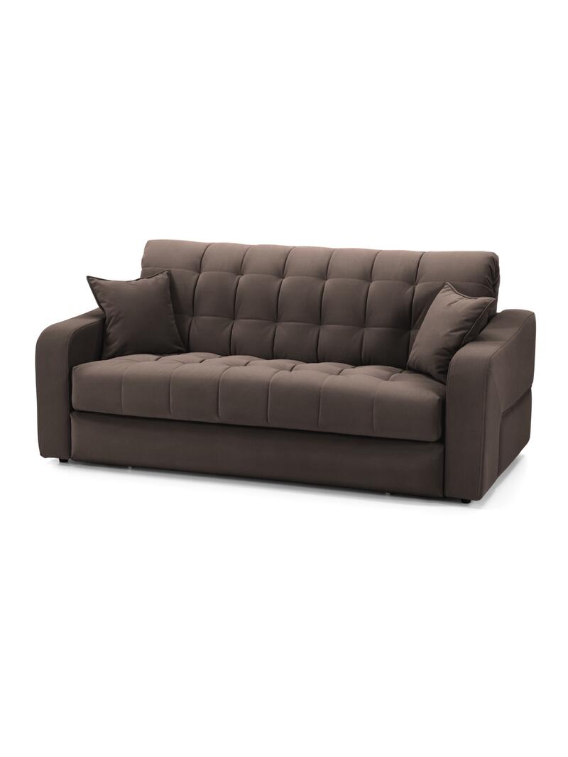 Диван Корал Некст Velutto 24 156*115*95 см, Коричневый Велютто Аккордеон Фиеста