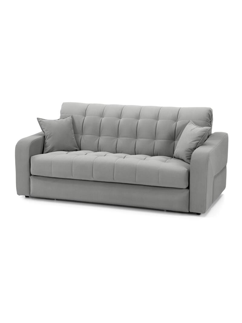 Диван Корал Некст Velutto 52 191*115*95 см, Серый Велютто Аккордеон Фиеста