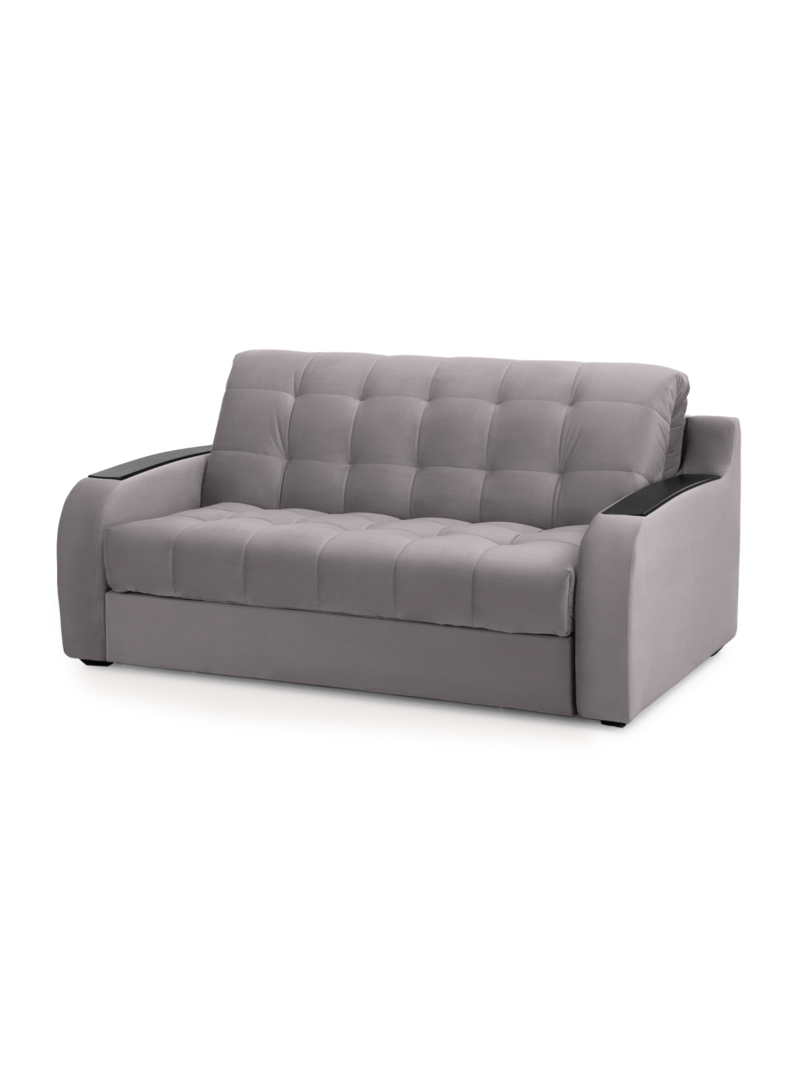 Диван Тифани Некст Velutto 19 191*115*95 см, Серый Велютто Аккордеон Фиеста