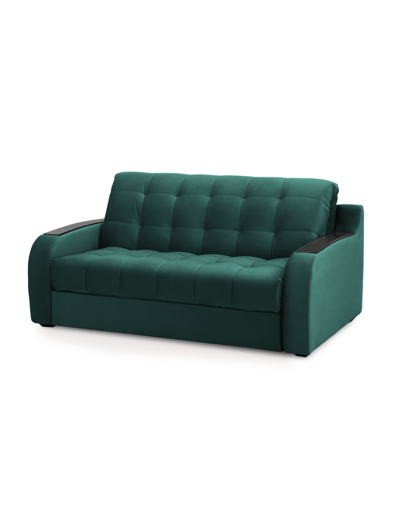 Диван Тифани Некст Velutto 20 216*115*95 см, Зеленый Велютто Аккордеон Фиеста