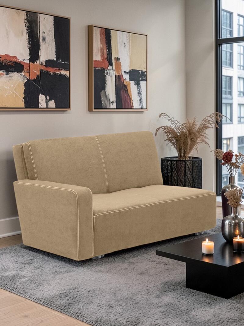 Диван Лорма Velutto 02 197*100*86 см, Бежевый Велютто Аккордеон Фиеста