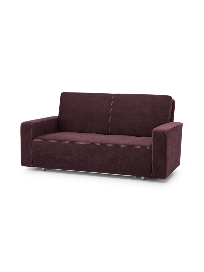 Диван Роин Velutto 15 152*100*86 см, Бордовый Велютто Аккордеон Фиеста
