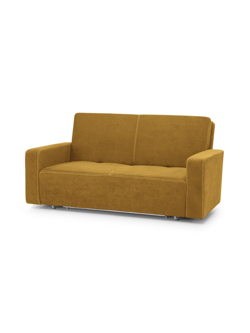 Диван Роин Velutto 56 152*100*86 см, Желтый Велютто Аккордеон Фиеста