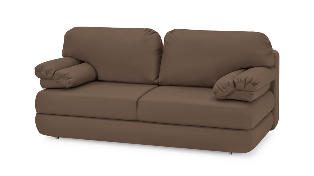 Диван Титан Vivaldi 23 190*110*90 см, Коричневый Велюр Еврокнижка Фиеста