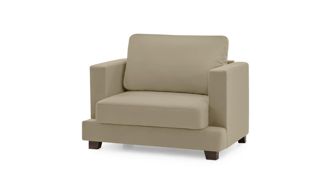 Кресло Плимут Vivaldi 21 116*108*83 см, Коричневый Велюр Нераскладной Фиеста