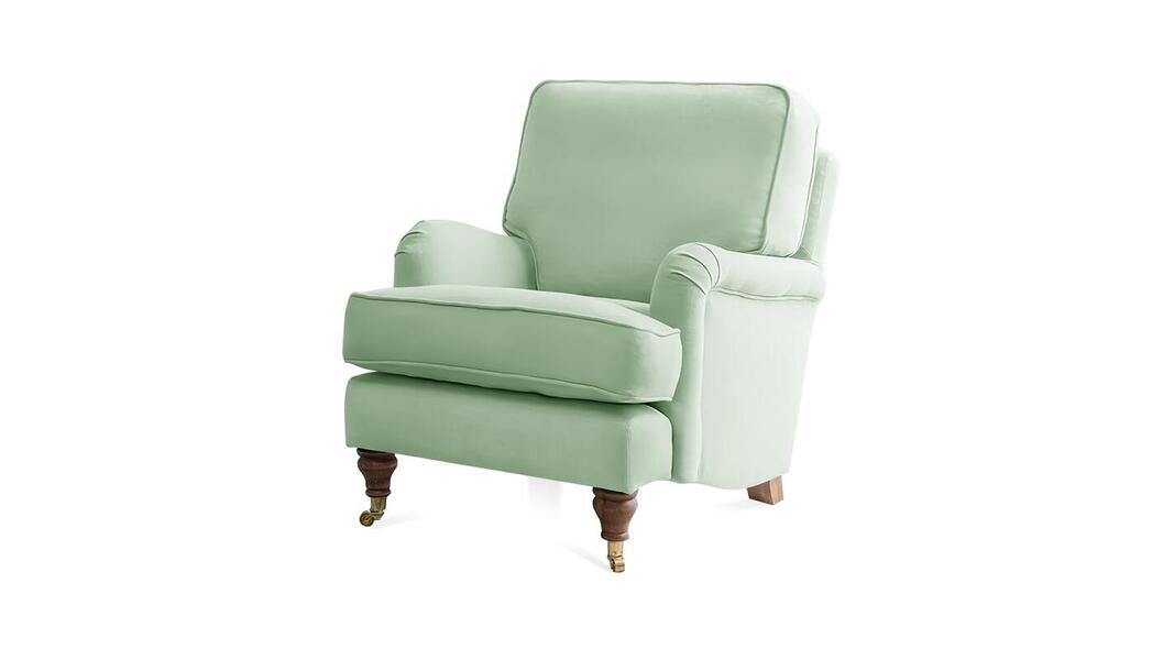 Кресло Бристоль Vivaldi 09 81*87*91 см, Зеленый Велюр Нераскладной Фиеста