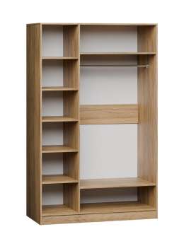 Шкаф Салерно 3 МДФ 135х212х50 (712214) 135*50*212 см, Серый  Распашной Фиеста в наличии