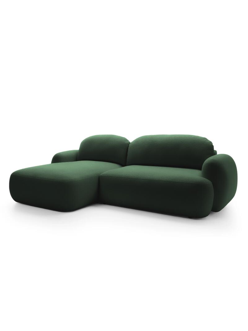 Диван Оклай Andria Delta 21 197*150*80 см, Зеленый Велюр Антивандал Еврокнижка Фиеста