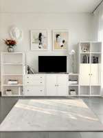 Модульная стенка Билли Айден 2 Белая (711214) 293*30*160 см, Белый  Распашной Фиеста в наличии