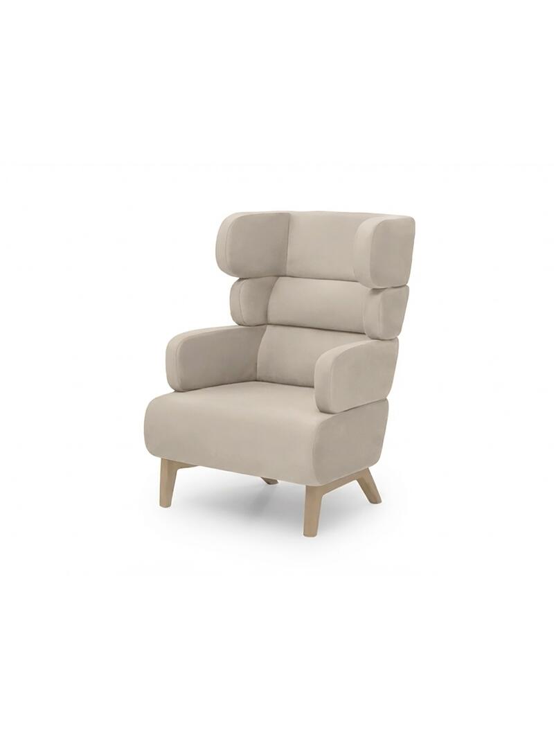 Кресло Спейс Velutto 16 85*86*114 см, Серый Велютто Нераскладной Фиеста